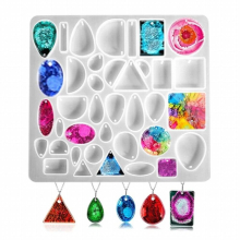 Cabochons Gem Jewelry Silicone Casting Mold for Resin Epoxy,Resin Jewelry Mold X3UD