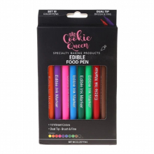 10 Colors Edible Ink Markers for Cookies Epoxy Resin Food Coloring Markers Resin Fine Tip Drawing Pens Craft Tool