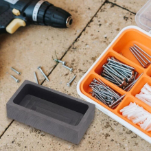 2 Pieces 1 KG Graphite Ingot Mold Crucible Mould For Melting Casting Refining Silver Metal Aluminum Copper Brass