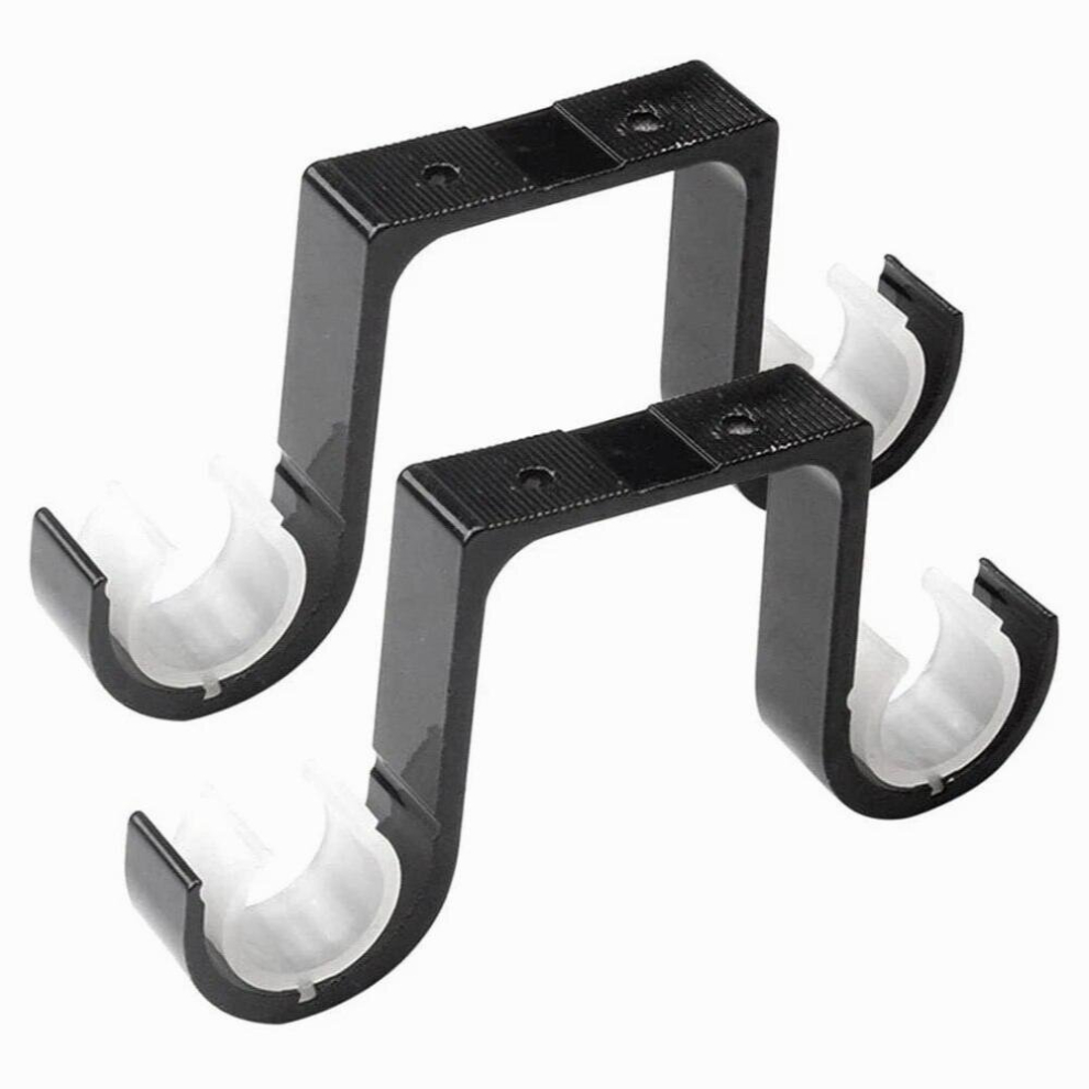 2Pcs Double Curtain Rod Brackets Ceiling Mount Supports Aluminum Alloy-image-OPC-PCTTTQS-NEW