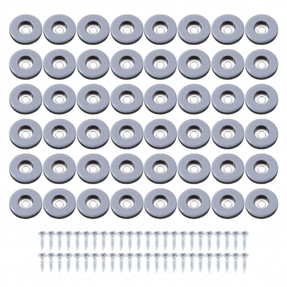 48Pcs Furniture Gliders Ptfe Easy Moving Sliders With Screw Floor Protector For Tiled Hardwood Floors(25Mm Round) 885668236257