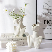 European-style Human Body Half-body Vase Silicone Mold Cement Plaster Mold 55KA