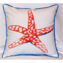 Interiors  Coral Starfish Indoor & Outdoor Throw Pillow - 22 x 22 in.