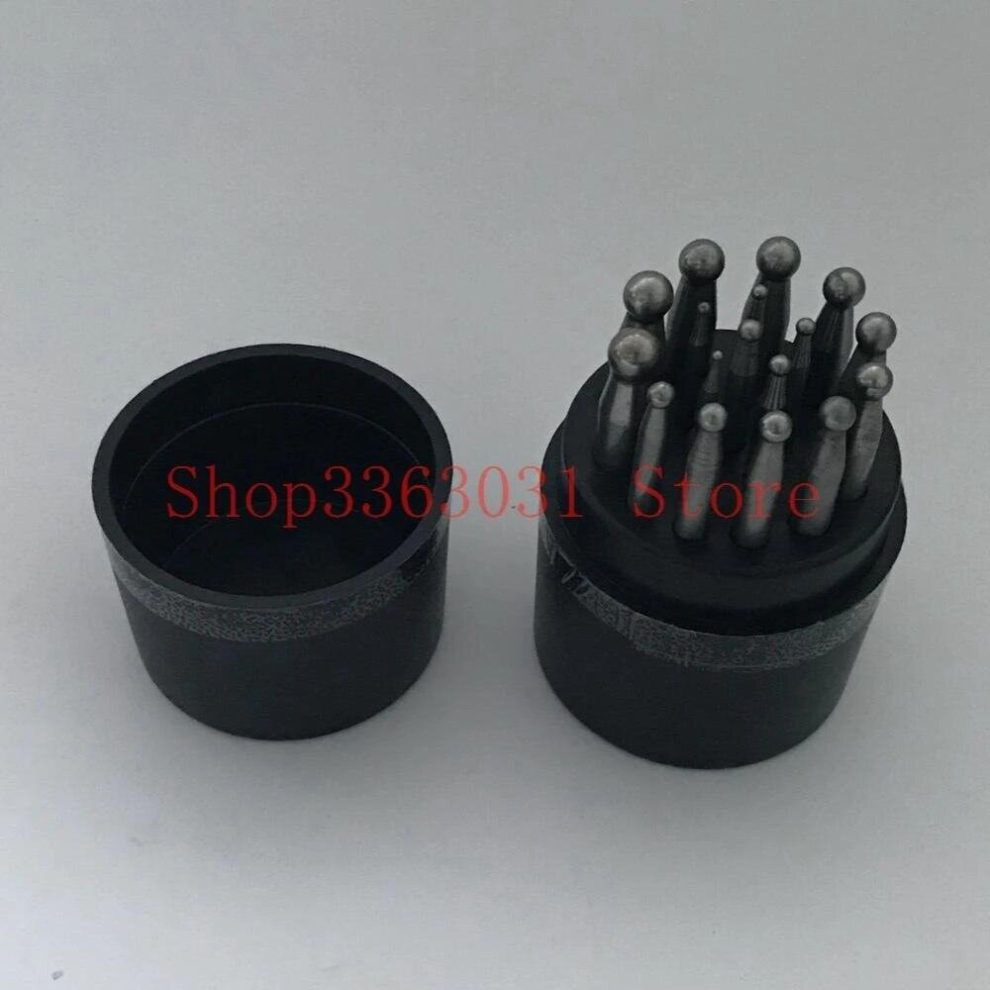 17Pcs Doming Punch & Dapping Block Set With A Plastic Stand 885668245525