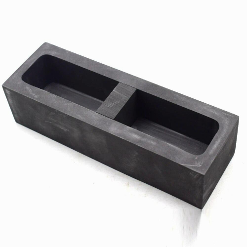 Melting Groove 3kg Capacity Graphite Casting Bar Mold For Silver Copper Melting 2