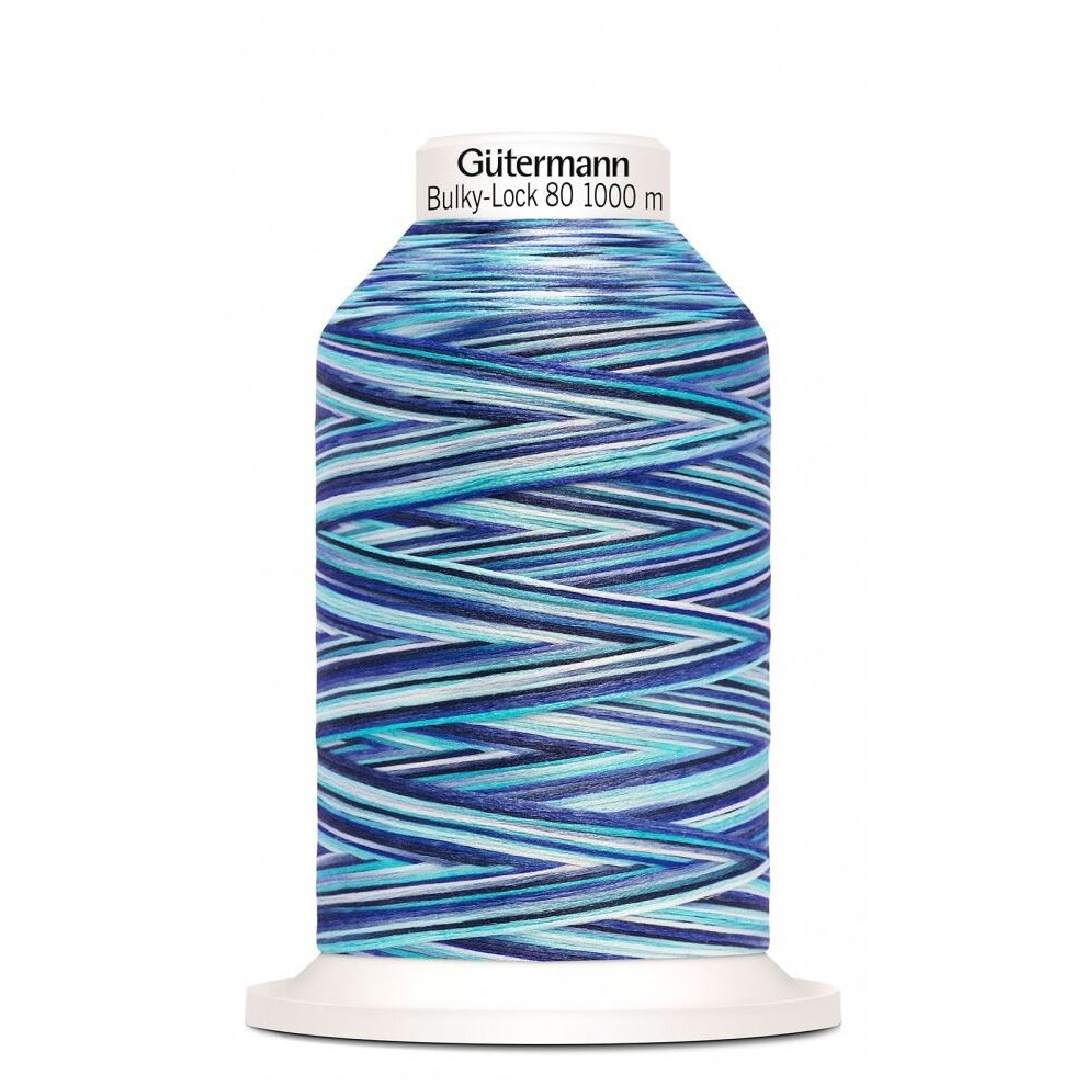 Gutermann Multicolour Bulky Lock 80 Overlocker Thread 9957 - 1000 Metres - each