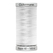 Gutermann No 40 Sulky Rayon Embroidery Thread 1001 - 500 Metres - each