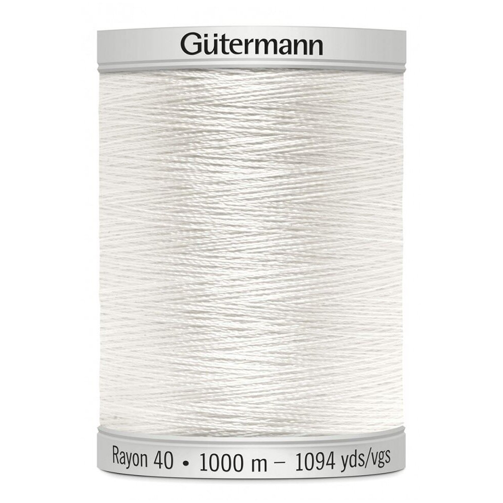 Gütermann Gutermann No 40 Sulky Rayon Embroidery Thread 1002 - 1000 Metres - Each
