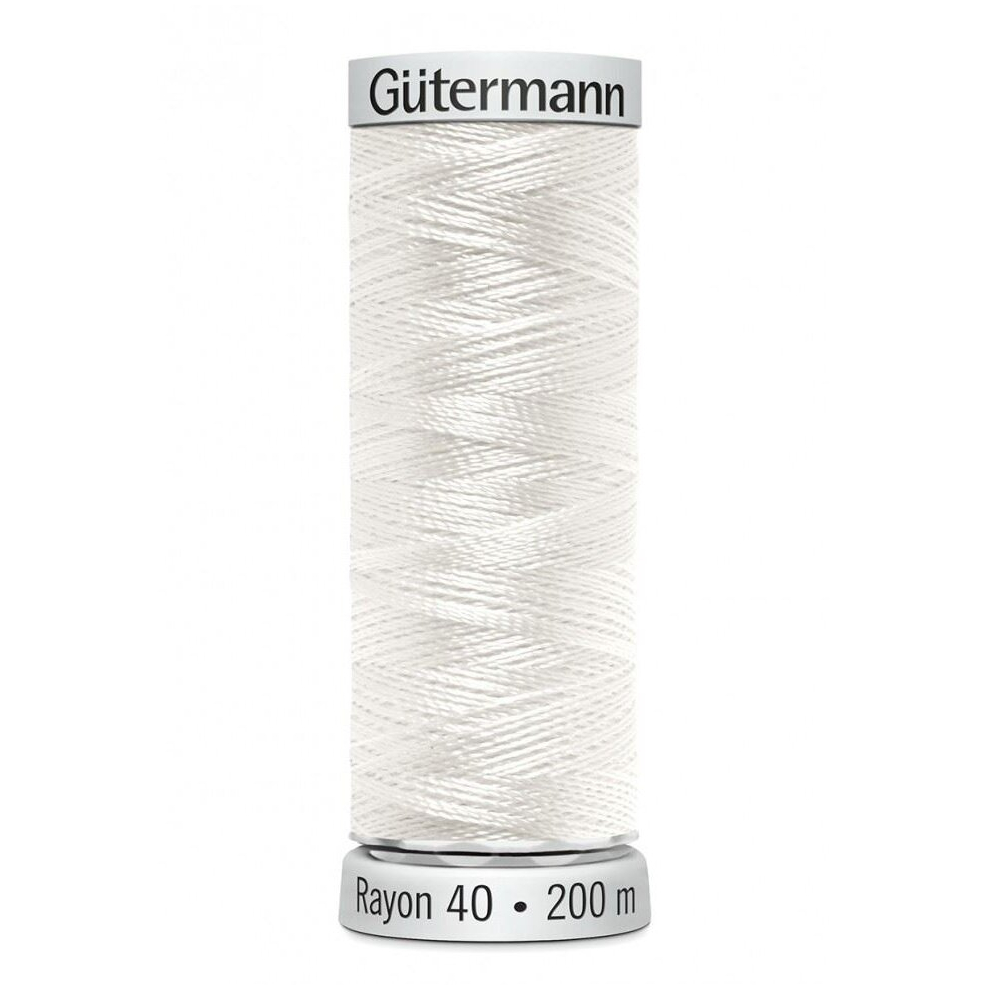 Gütermann Gutermann No 40 Sulky Rayon Embroidery Thread 1002 - 200 Metres - Each