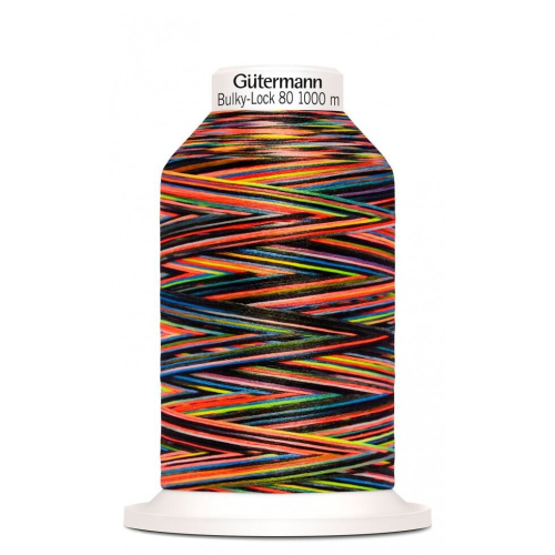 Gütermann Gutermann Multicolour Bulky Lock 80 Overlocker Thread 9842 - 1000 Metres - each