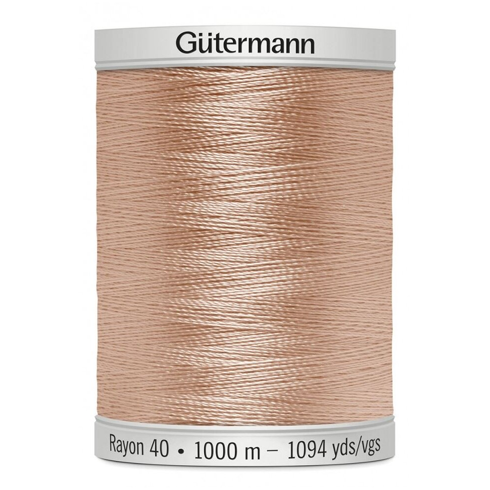 Gutermann No 40 Sulky Rayon Embroidery Thread 1017 - 1000 Metres - each