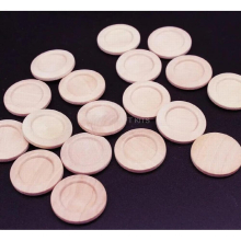 300pcs natural wood 23mm wood glass cabochons settings tray size 15mm -wood bezel blanks-new choice for pendant or idea