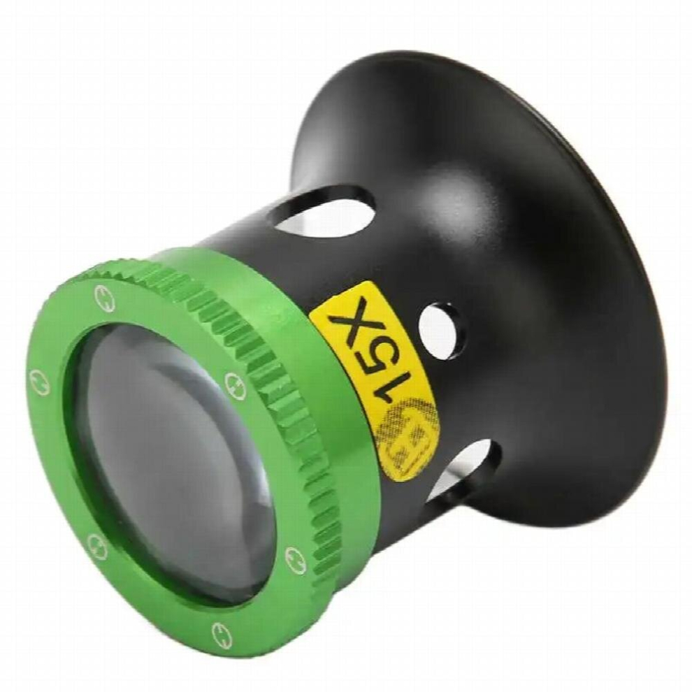 15X Eye Loupe Aluminum Alloy Monocular Magnifying Glass Sapphire Lens Portable High Hardness Jewelry Watch Repair Magnifier