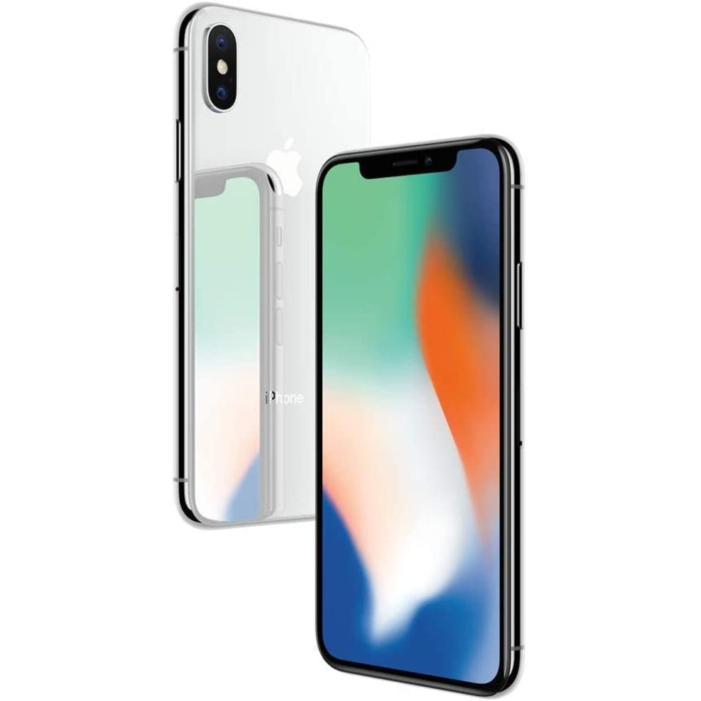 (Silver, 256Gb) Apple Iphone X, 64Gb, Space Grey (Renewed) Silver,Grey 726084516397