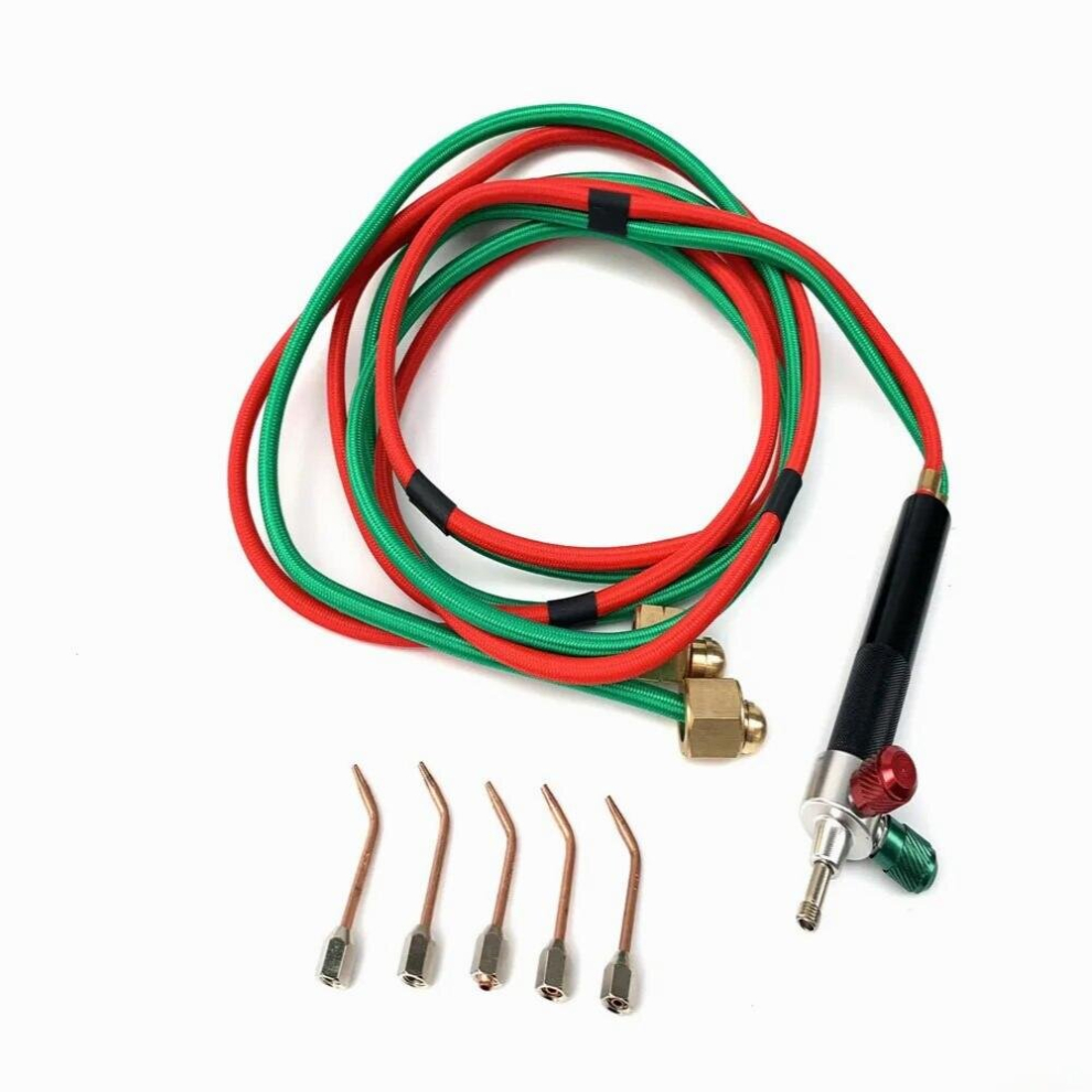 1Pc Gas Blow Torch Soldering Solder Iron Gun Oxygen Acetylene Jewelry Burner Mini 885668252226