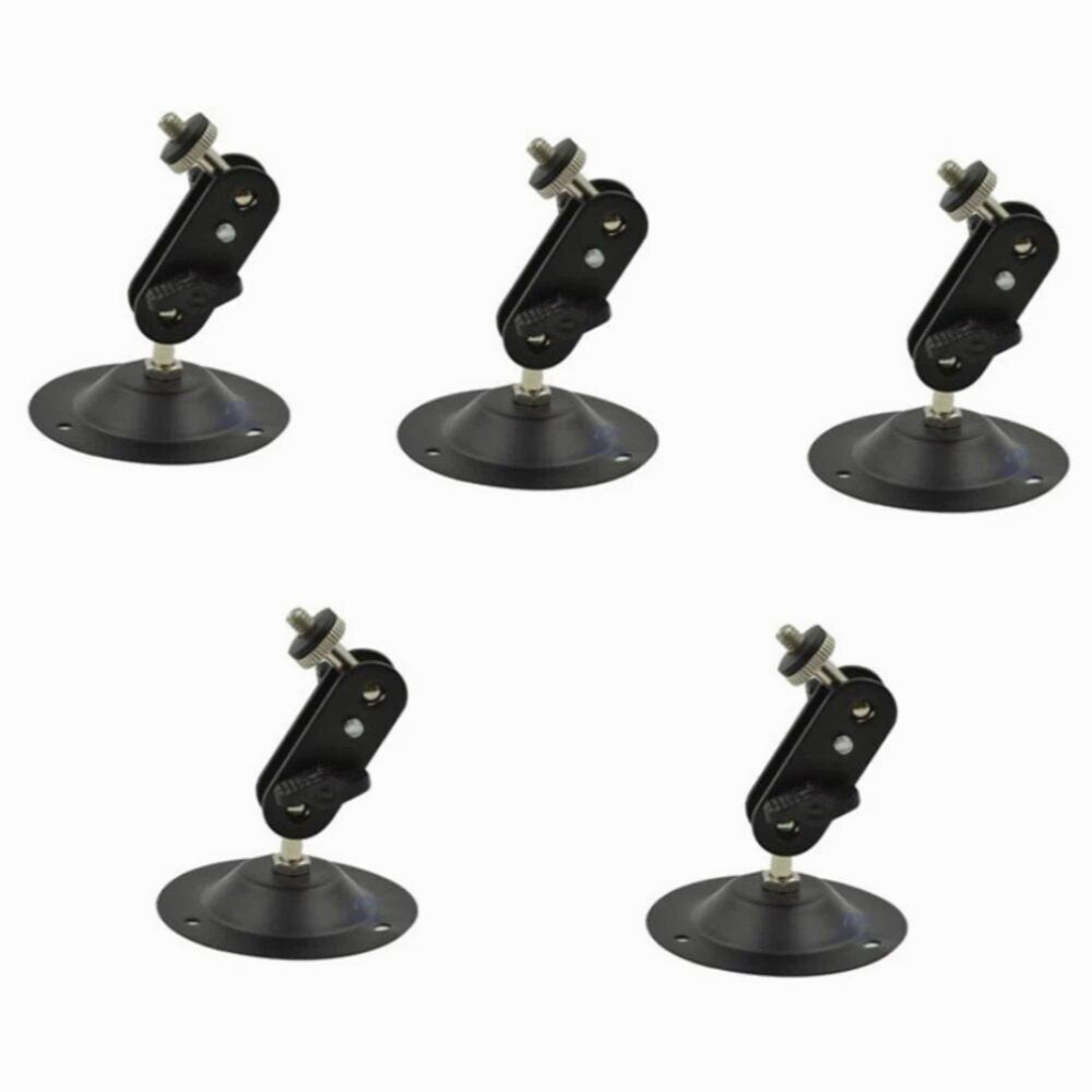 Camera Wall Mount Bracket,Monitor Holder, Speaker Brackets,Indoor Outdoor Ceiling Wall Mounts Projector Stand 5Pcs Black 885668254541