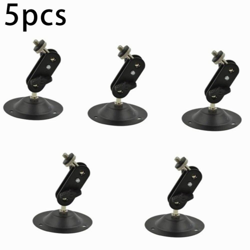 Camera Wall Mount Bracket,Monitor Holder,Black Speaker Brackets,Indoor Outdoor Ceiling Wall Mounts Projector Stand 5PCS 1