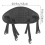 1Pc Adjustable Cushion Canoe Environmental Protection Back Rest Pad Soft Thick Back Support Pad 6