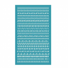 Clay Silk Screen Stencils Reusable Silkscreen Print Template Printing Clay Stamps Jewelry Earrings Decoration Template