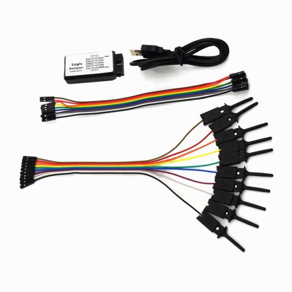 Test Clip Analyzer Test Folder For Jumper Wire Cable For Usb 24M 8Ch 885668255371