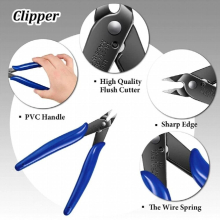 10Pcs Metal Puzzle Tools Set DIY Metal Model Kit Include Clippers Edge Label Bending Tool Cylinder Bending Assist Tools