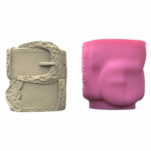 Pen Holder Moulds Silicone Clay West Cowboy Series Hat leather shoes belt shape Flowerpot Mold DIY Flower Planter Pot Mold