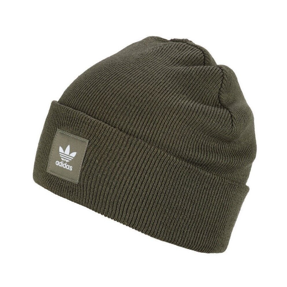 adidas 'Originals' AC Cuff Knit Beanie Hat - Khaki