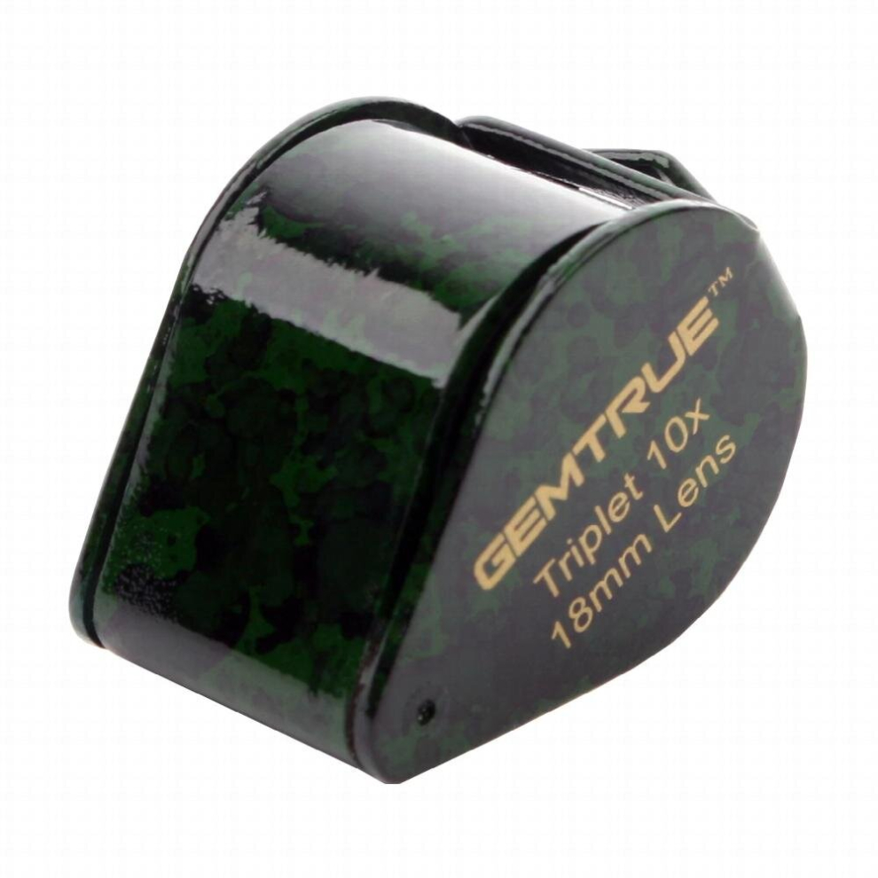 GemTrue Mini Triplet Jewelry Loupe Foldable Magnifier Magnifying Glass Promotional Items 18mm 10x Diamond Loupe DK18708