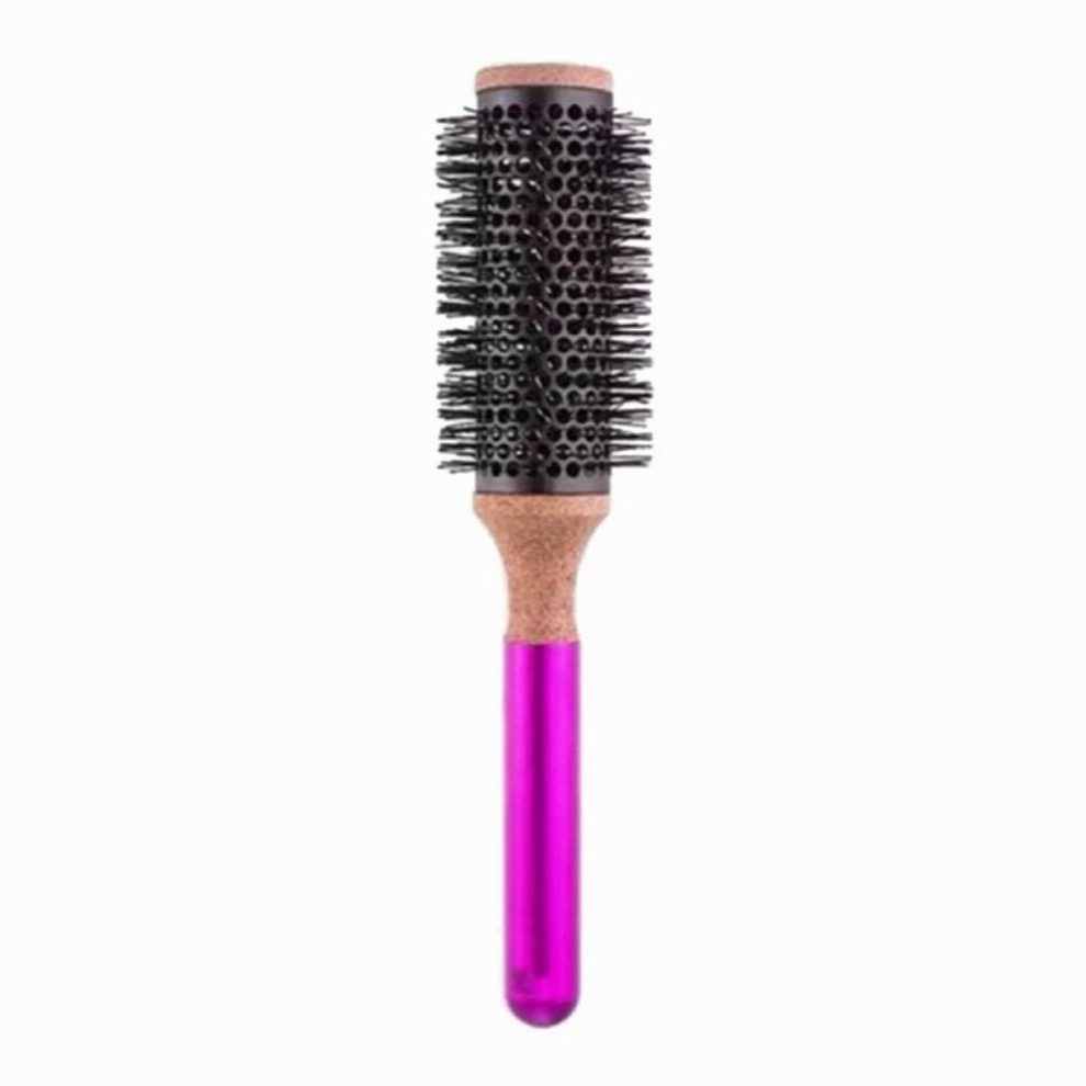 For Round Comb Hair Styling Hair Brush Comb Curly Hair Round Barrel Hair Comb Styling Tool Metal Handle