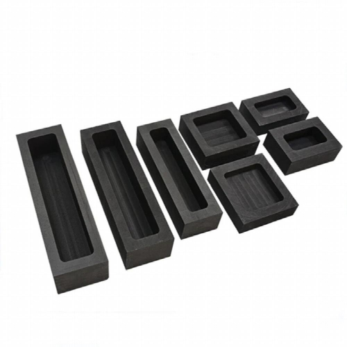 High Purity Graphite Casting Ingot Bar Mould For Silver Copper Melting Refining Jewelry Casting Mold