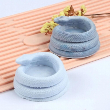 3D Coiled Snake Holder Molds for Party,Home-Decor, Outdoor Non-stick