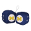 3 in. NCAA Michigan Wolverines Fuzzy Dice 1