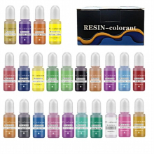 UV Glue Solid Essence Epoxy Essence Odorless and Non-fading Dyeing Agent 24 Colors 10ml Resin Colourant
