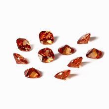 12-13ct Loose Gemstone 12x12MM Square Cut Champagne Smoky Quartz Stones Decoration Jewelry 10 pcs/set