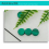 Natural Malachite Round Flat Bottom Plain Gemstone Raw Stone Processing Accessories Accessories Earrings Necklaces 2