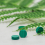 Natural Malachite Round Flat Bottom Plain Gemstone Raw Stone Processing Accessories Accessories Earrings Necklaces 6
