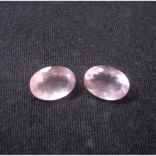 Lot of 5*8mm Oval Faceted Cut Natural Rose Quartz Loose Gemstones Inlaid Is Appropriate In Size