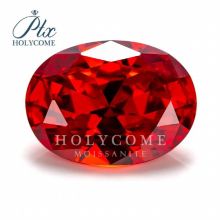 RED 9*11mm OVAL cut loose CUBIC ZIRCONIA 5A gemstone ?????? ????? ????? ????? piedras preciosas sueltas