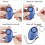 5Pcs 140db Personal Security Alarm Keychain with Led Light Personal Alarm 3