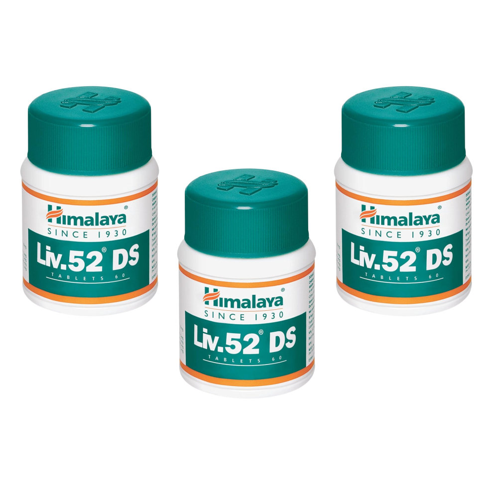 Himaleya 3 X Himalaya Liv.52 Ds Tablets 60