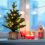 Costway 1.5FT Pre-lit Mini Christmas Tree Tabletop Xmas Tree w/ Led Light 4