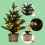 Costway 1.5FT Pre-lit Mini Christmas Tree Tabletop Xmas Tree w/ Led Light 8