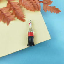 Mini Chips Drinks Bottle Resin Charms For DIY Jewelry Making Earring Bracelet Pendant Accessory