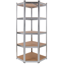 AREBOS Corner Shelving Storage Shelving Heavy Duty Shelving Workshop Shelving Boltless Shelving 875kg