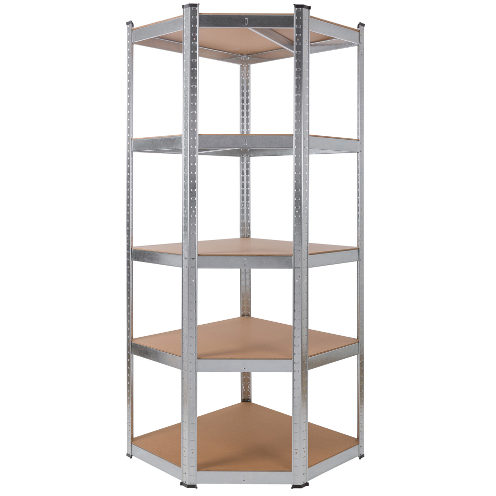 AREBOS Corner Shelving Storage Shelving Heavy Duty Shelving Workshop Shelving Boltless Shelving 875kg