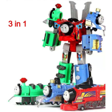(3 in 1 no box) Thomas and Friends Trains 3 In 1 Combined Robot Transforming Robot Children's