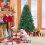 Casart 6 FT Christmas Tree  Hinged Xmas Full Tree with 1355 Lush Branch Tips 8