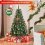 Casart 6 FT Christmas Tree  Hinged Xmas Full Tree with 1355 Lush Branch Tips 1