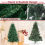Casart 6 FT Christmas Tree  Hinged Xmas Full Tree with 1355 Lush Branch Tips 4