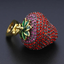 Red Little Strawberry Pendant Version Student Sen Department Fresh Fruit Pendant Bag Pendant